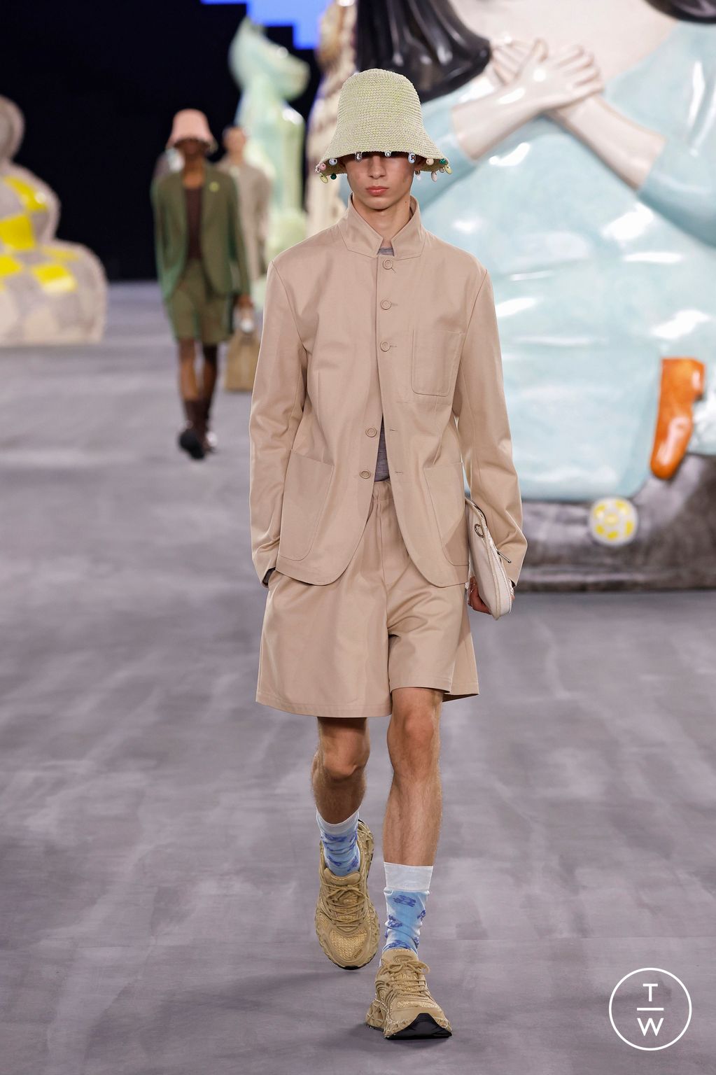 Fashion Week Paris Spring-Summer 2025 look 29 from the Dior Men collection menswear