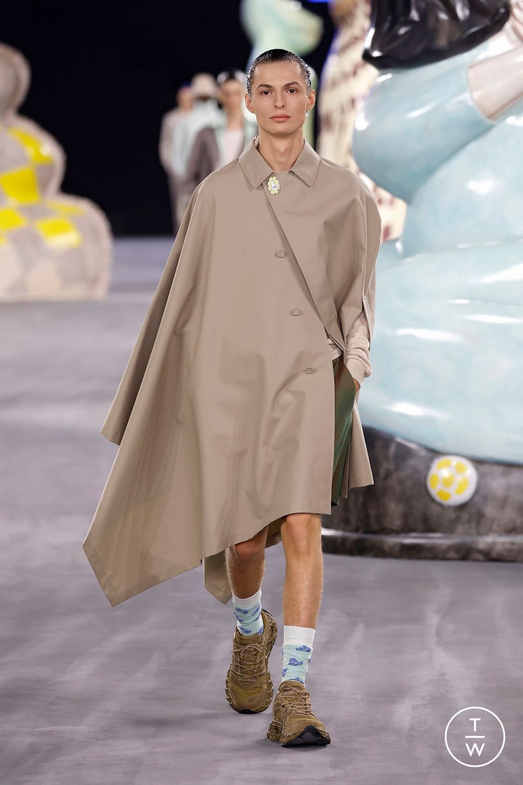 Fashion Week Paris Spring-Summer 2025 look 31 from the Dior Men collection menswear