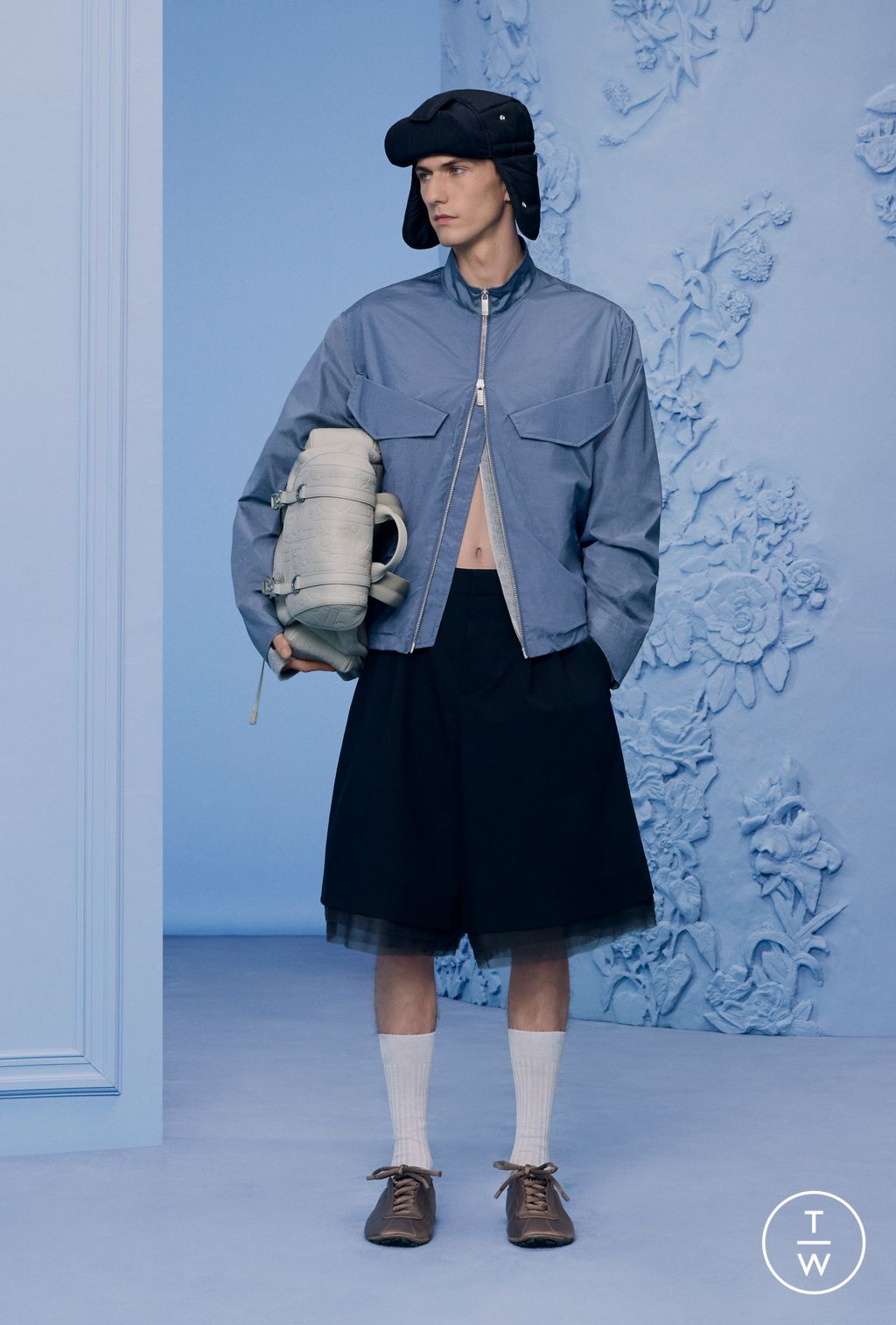 Fashion Week Paris Pre-Fall 2024 look 30 from the Dior Homme collection 男装