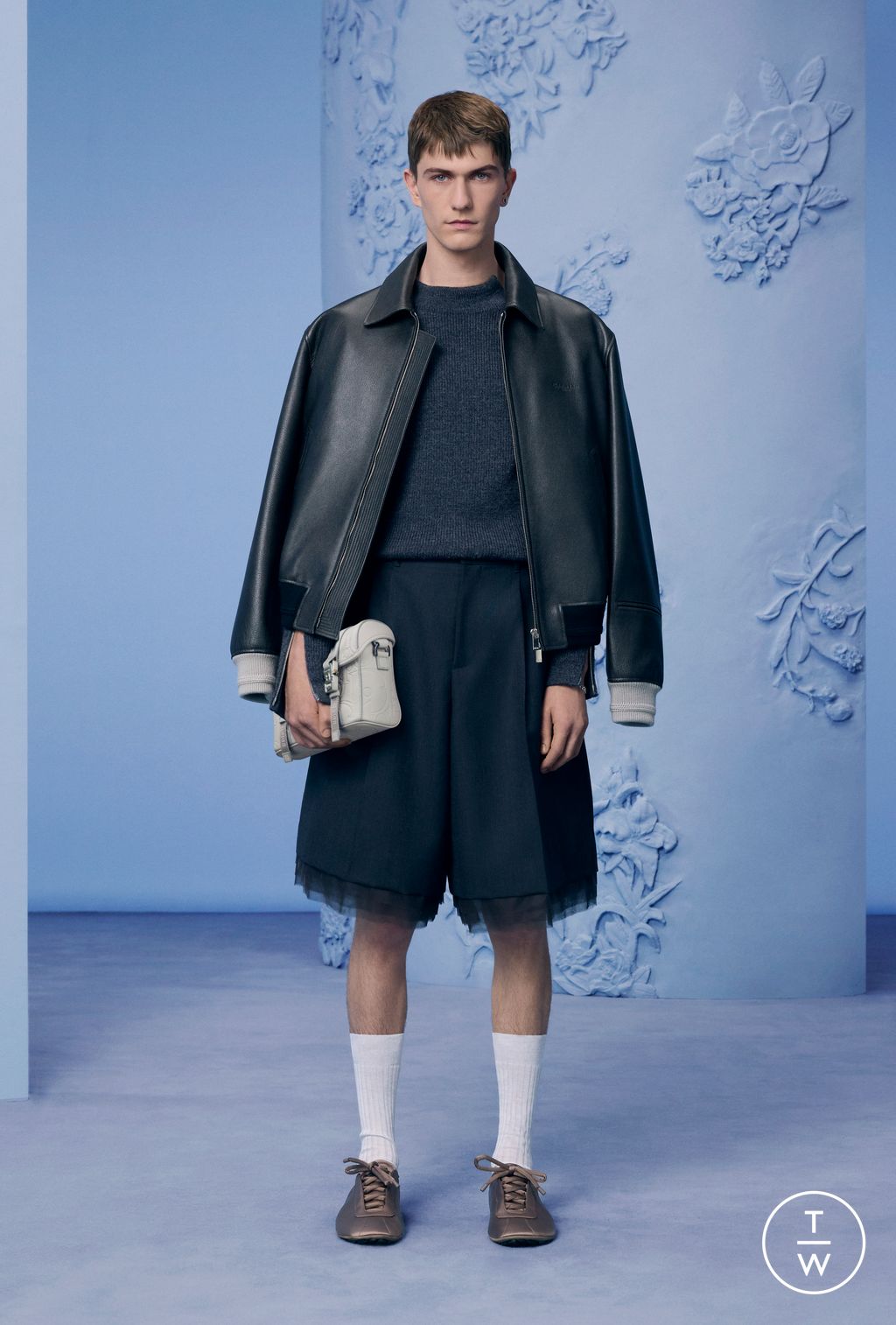 Fashion Week Paris Pre-Fall 2024 look 36 from the Dior Homme collection 男装