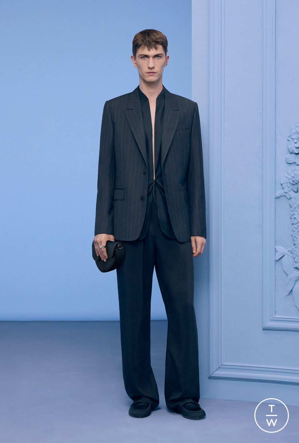 Fashion Week Paris Pre-Fall 2024 look 43 de la collection Dior Homme menswear
