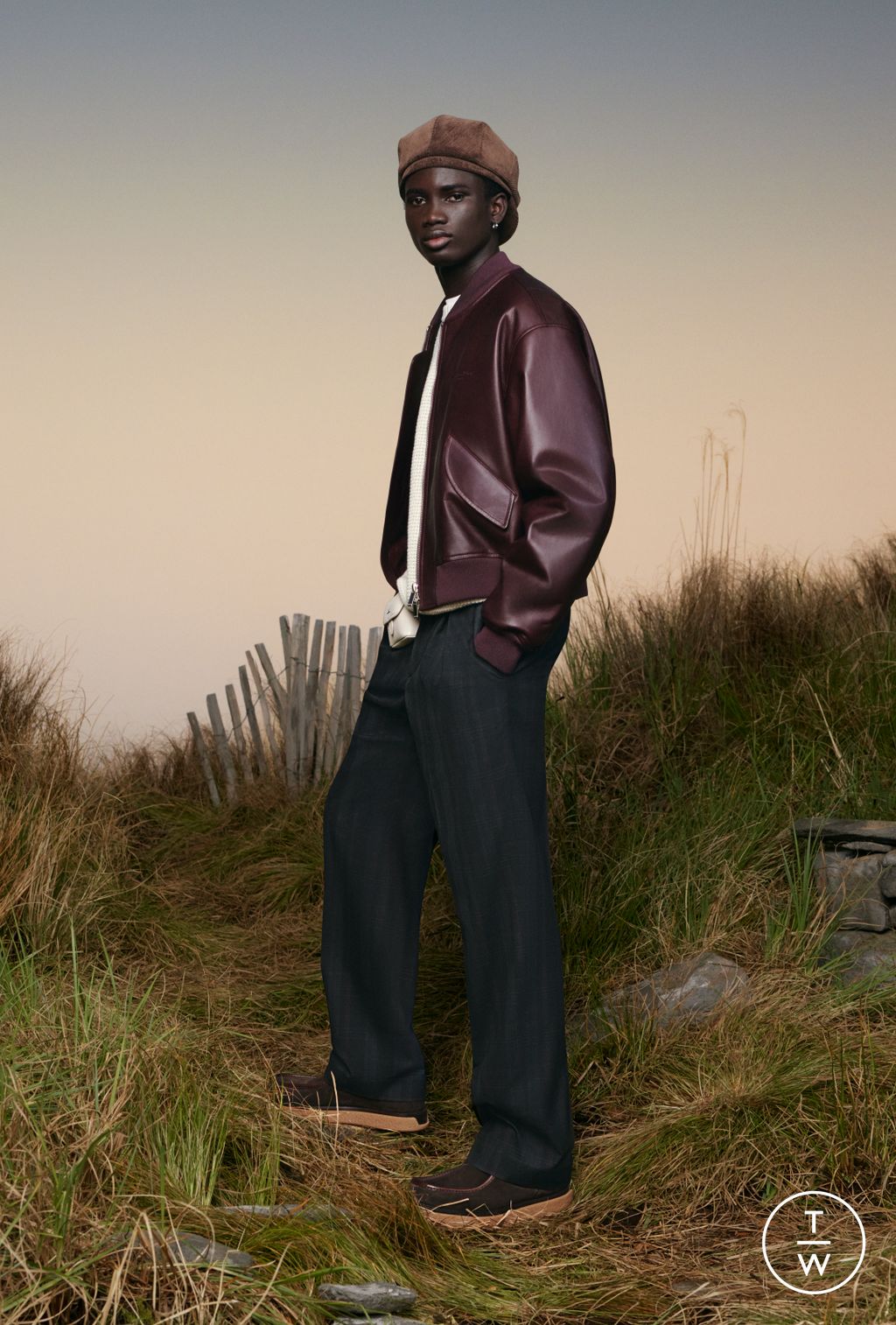 Fashion Week Paris Resort 2025 look 12 from the Dior Homme collection menswear