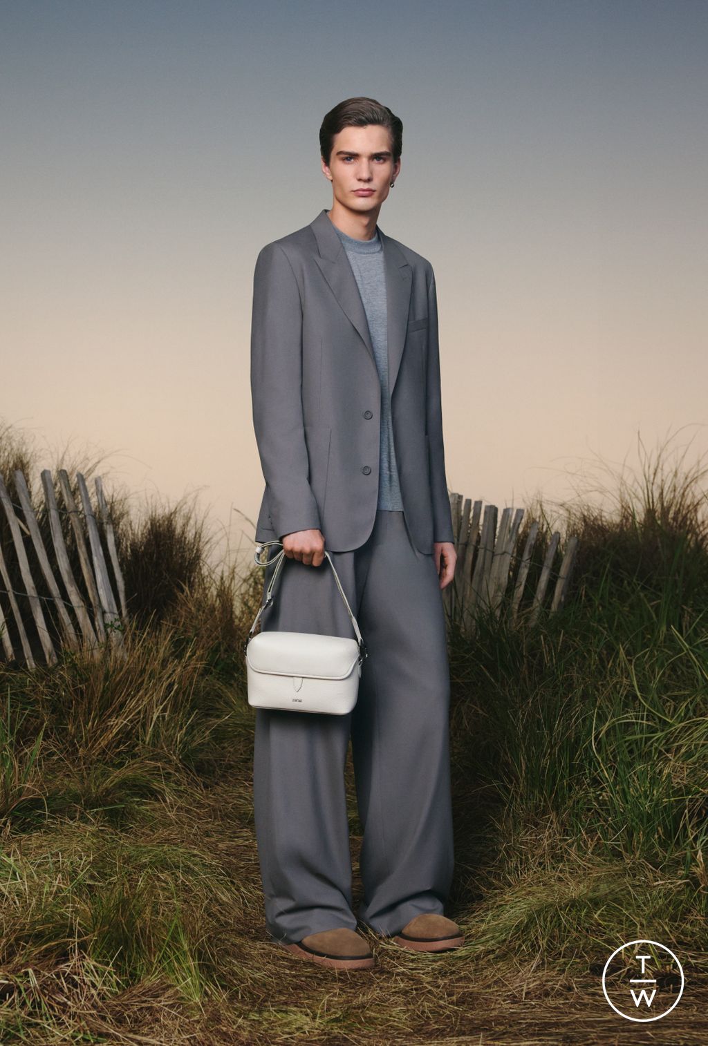 Fashion Week Paris Resort 2025 look 24 from the Dior Homme collection menswear
