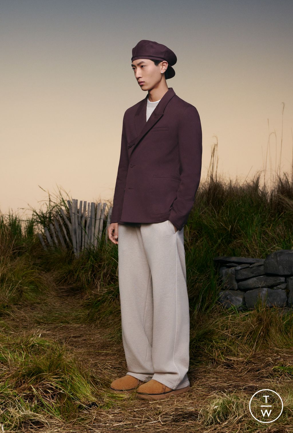 Fashion Week Paris Resort 2025 look 26 from the Dior Homme collection 男装