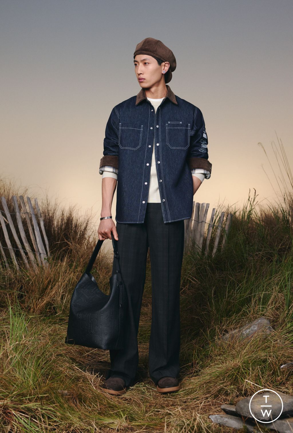 Fashion Week Paris Resort 2025 look 9 from the Dior Homme collection 男装