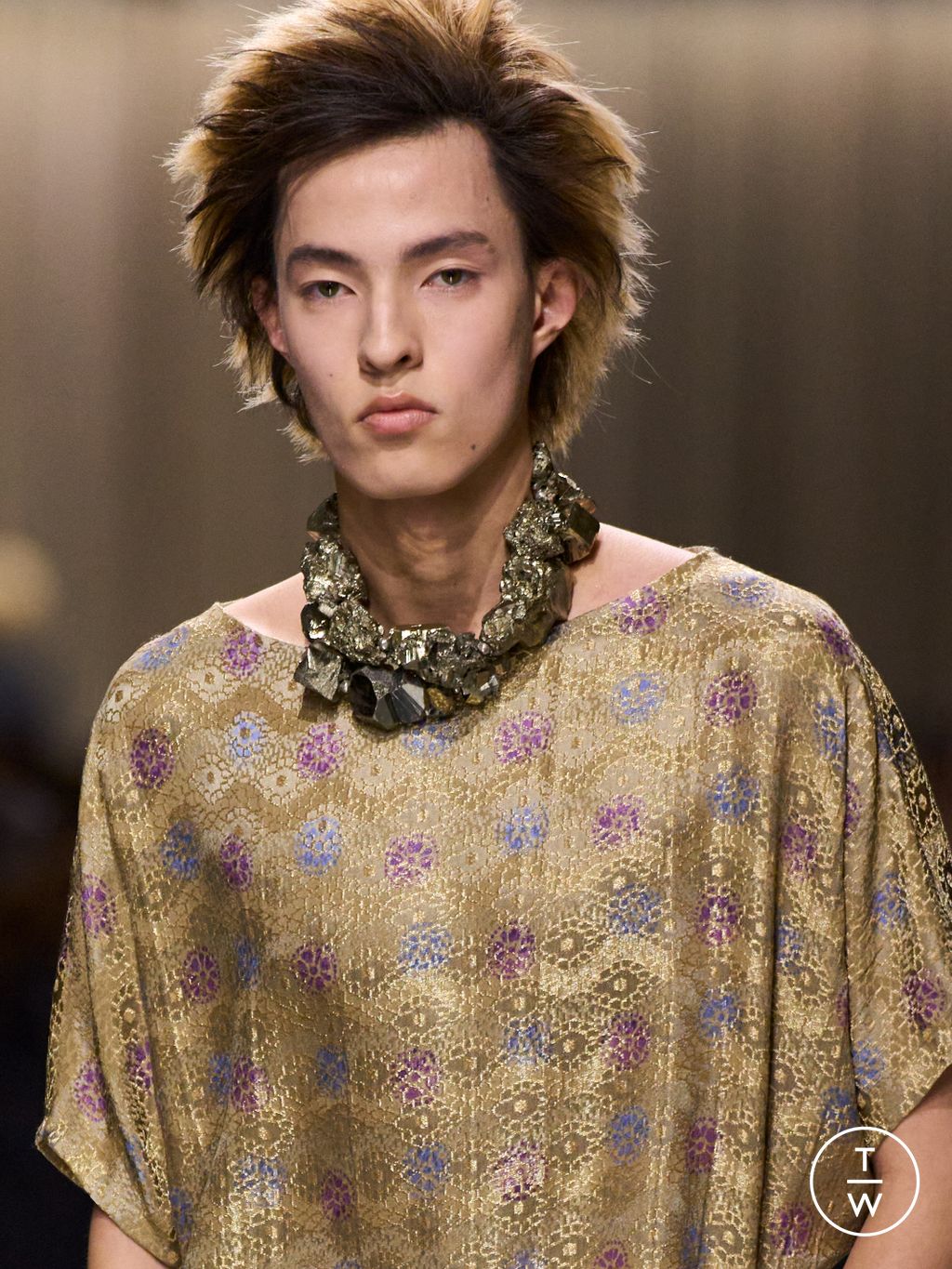 Fashion Week Paris Fall/Winter 2026 look 62 de la collection Dior Homme menswear accessories