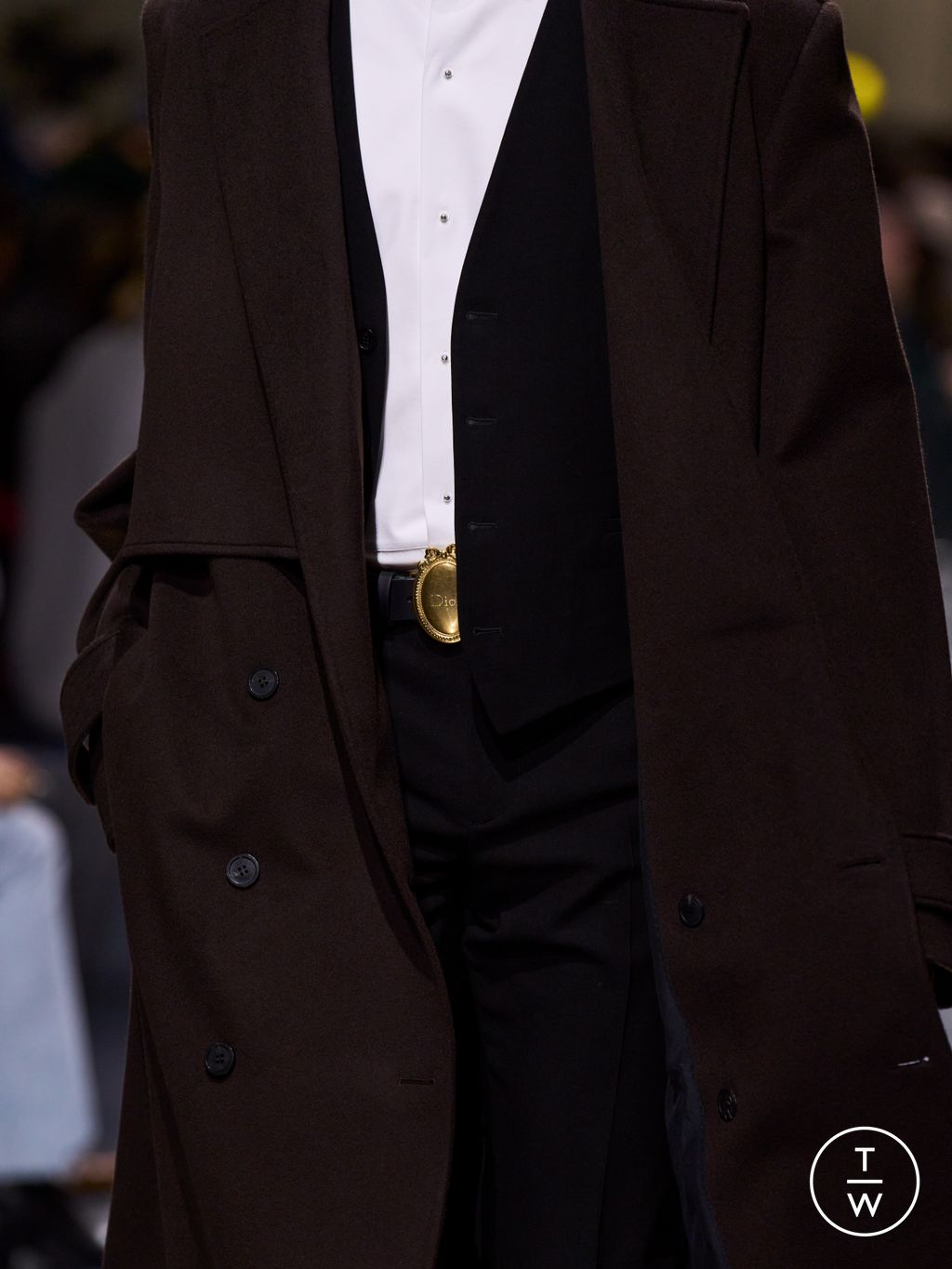 Fashion Week Paris Fall/Winter 2026 look 74 de la collection Dior Homme menswear accessories