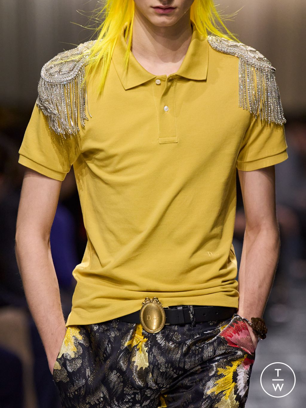 Fashion Week Paris Fall/Winter 2026 look 11 de la collection Dior Homme menswear accessories