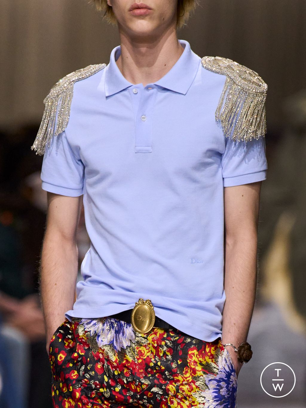 Fashion Week Paris Fall/Winter 2026 look 13 de la collection Dior Homme menswear accessories