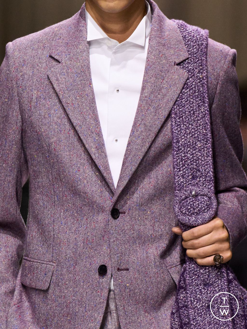 Fashion Week Paris Fall/Winter 2026 look 20 de la collection Dior Homme menswear accessories