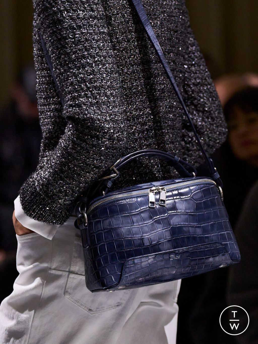 Fashion Week Paris Fall/Winter 2026 look 48 de la collection Dior Homme menswear accessories