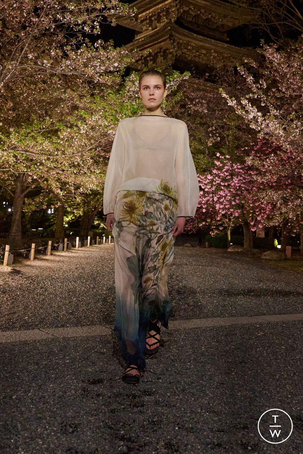 Fashion Week Paris Pre-Fall 2025 look 38 from the Dior collection womenswear