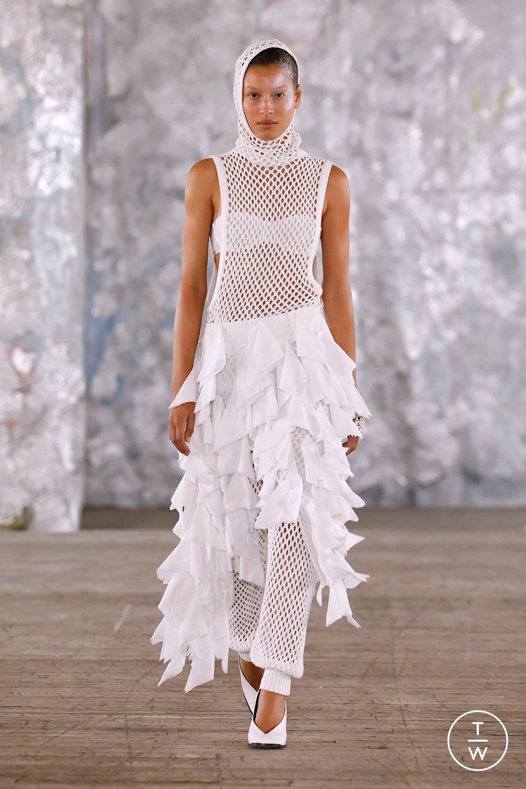 Fashion Week New York Spring/Summer 2026 look 1 from the Diotima collection womenswear