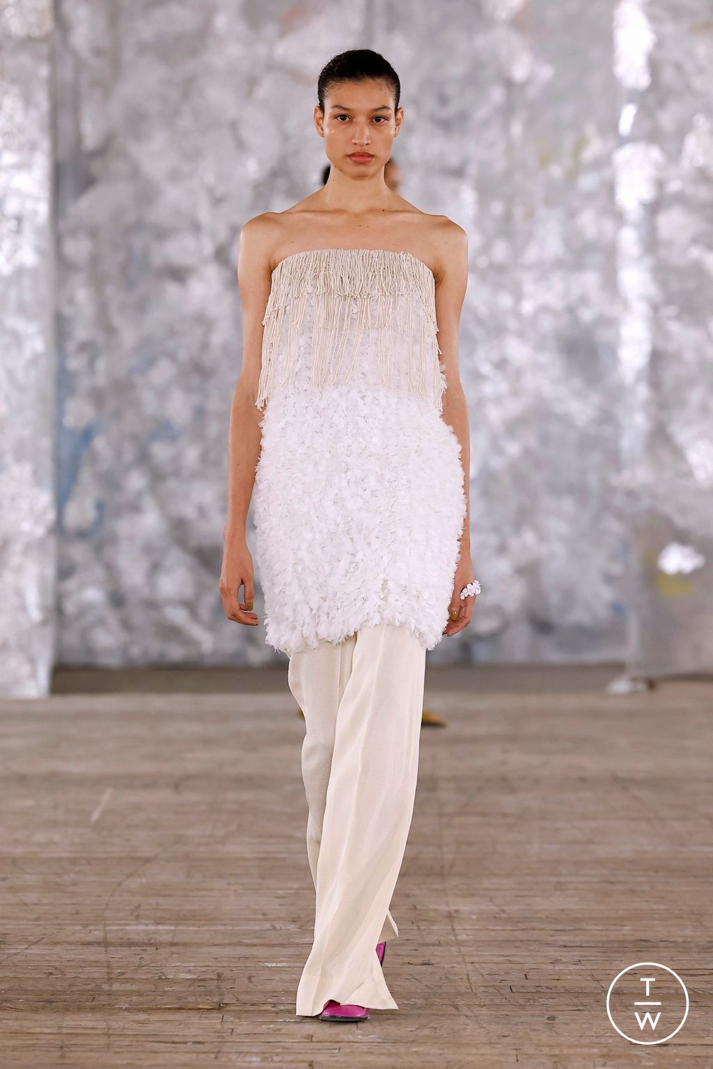 Fashion Week New York Spring/Summer 2026 look 6 from the Diotima collection 女装