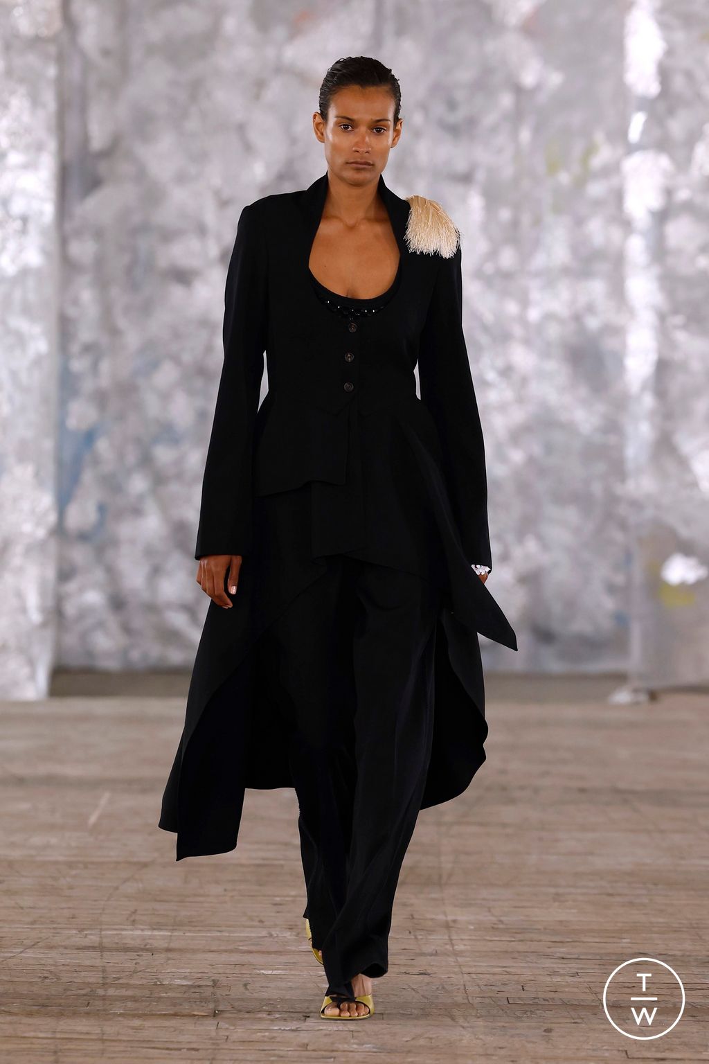 Fashion Week New York Spring/Summer 2026 look 7 from the Diotima collection womenswear