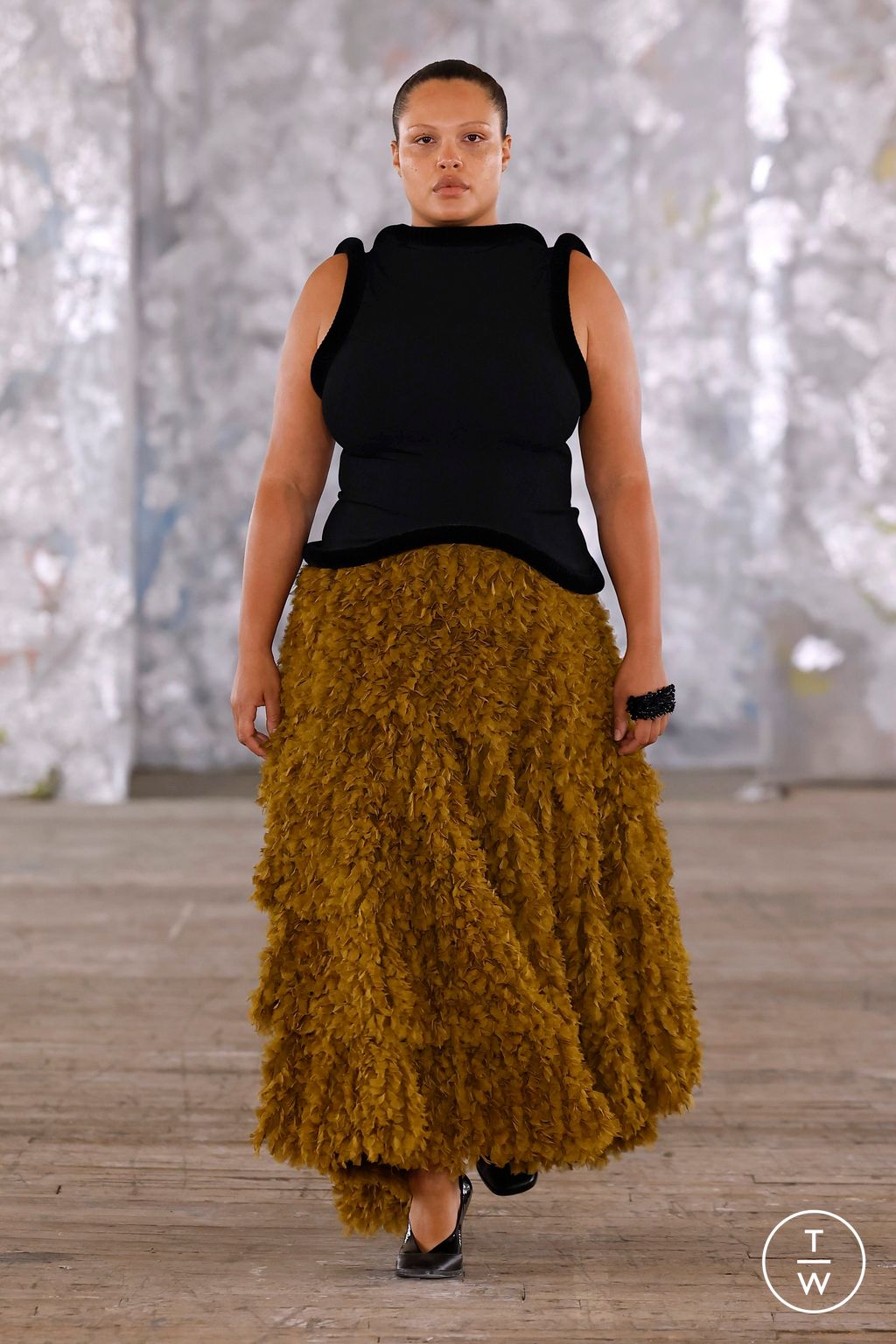 Fashion Week New York Spring/Summer 2026 look 9 from the Diotima collection 女装