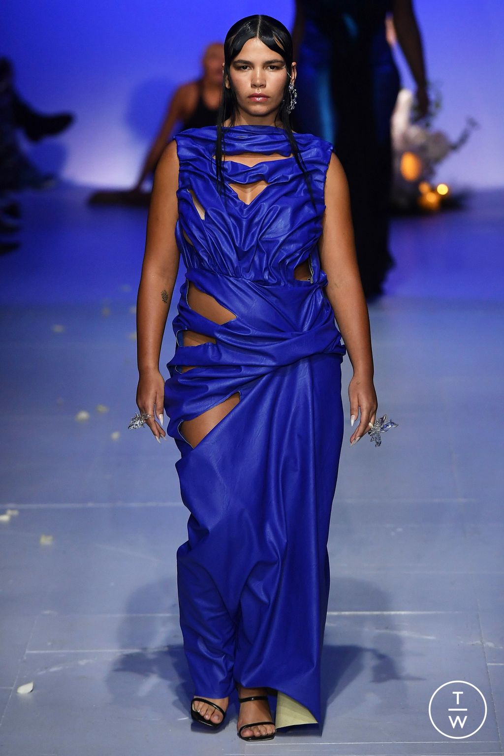 Fashion Week London Fall/Winter 2024 look 21 from the Di Petsa collection 女装