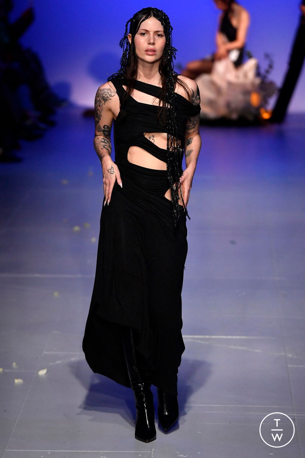 Fashion Week London Fall/Winter 2024 look 30 from the Di Petsa collection 女装