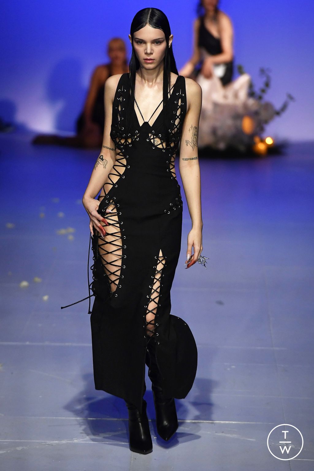 Fashion Week London Fall/Winter 2024 look 36 from the Di Petsa collection womenswear