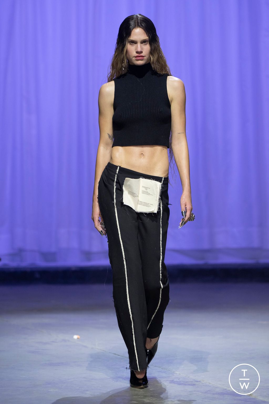 Fashion Week London Fall/Winter 2025 look 1 from the Di Petsa collection womenswear