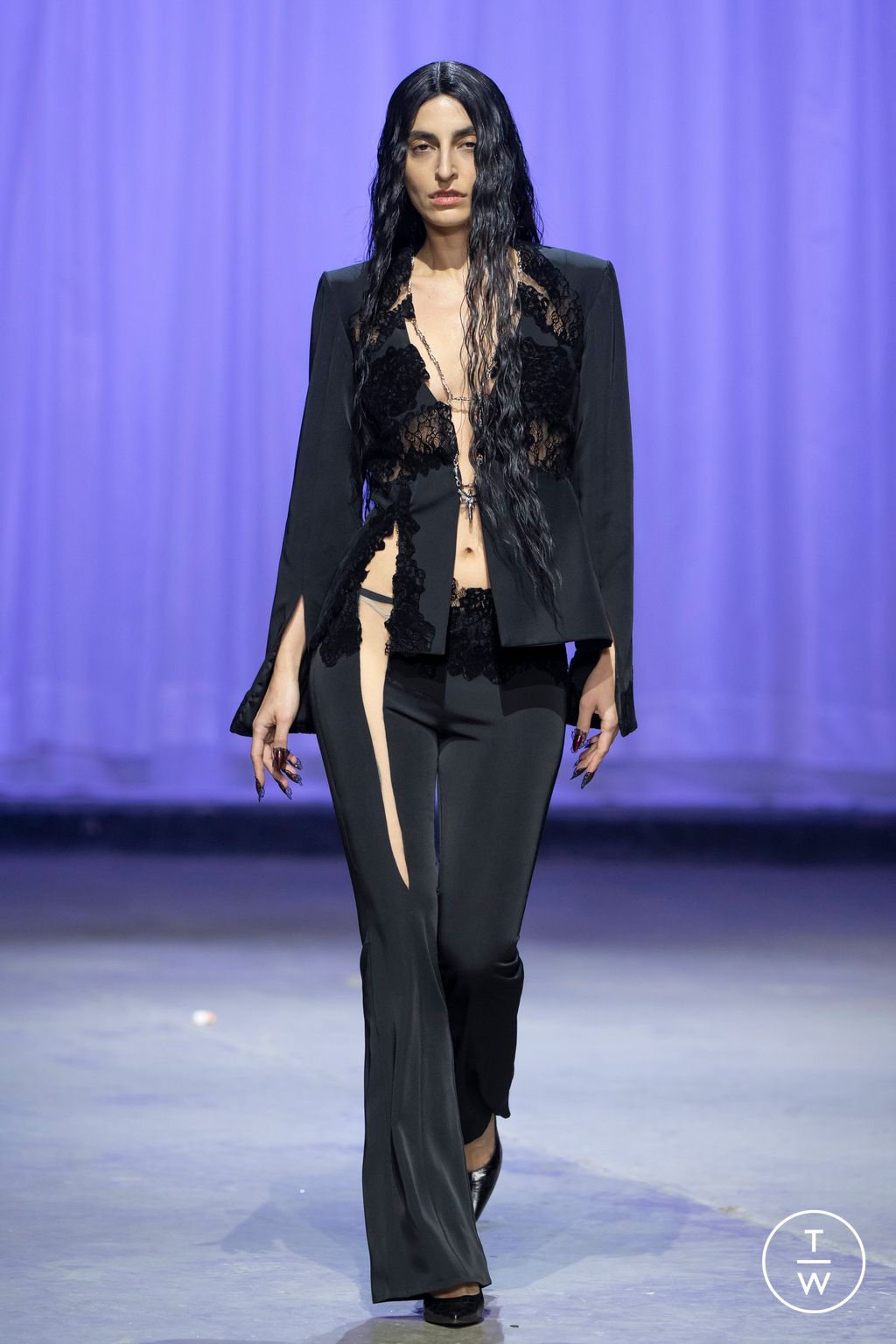 Fashion Week London Fall/Winter 2025 look 5 from the Di Petsa collection womenswear