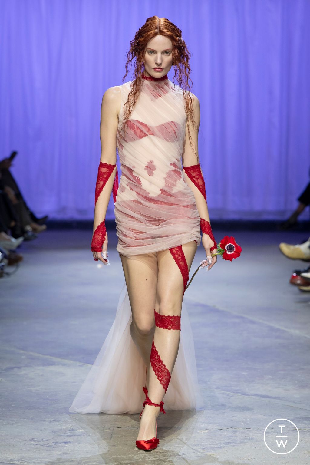 Fashion Week London Fall/Winter 2025 look 18 from the Di Petsa collection womenswear