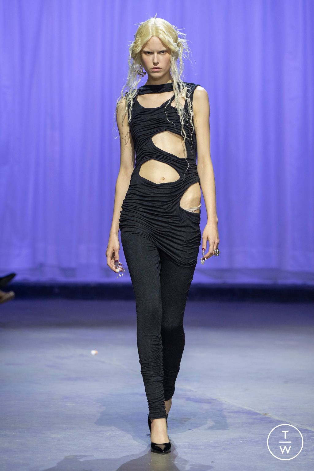 Fashion Week London Fall/Winter 2025 look 29 from the Di Petsa collection 女装