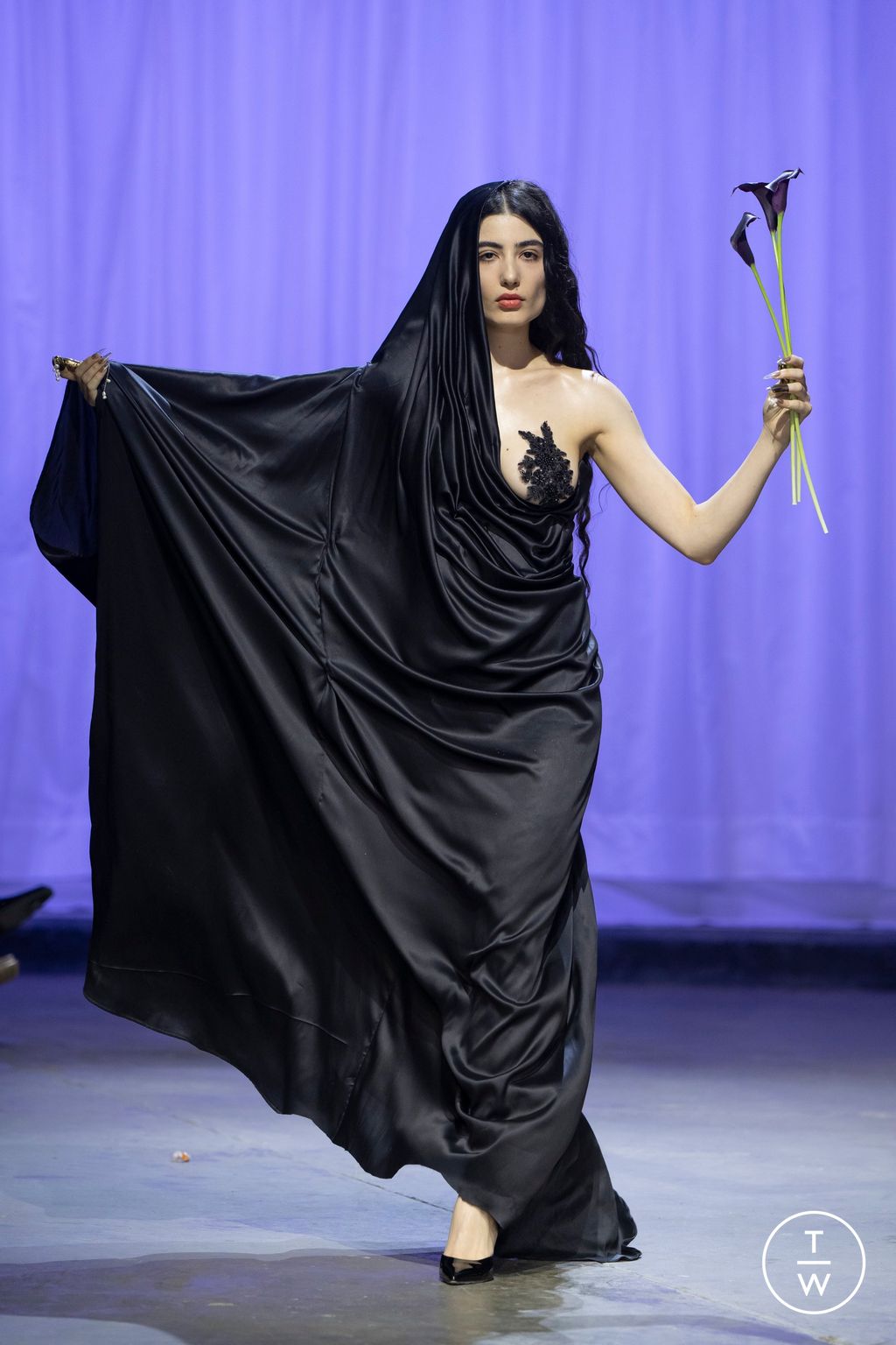 Fashion Week London Fall/Winter 2025 look 33 from the Di Petsa collection womenswear