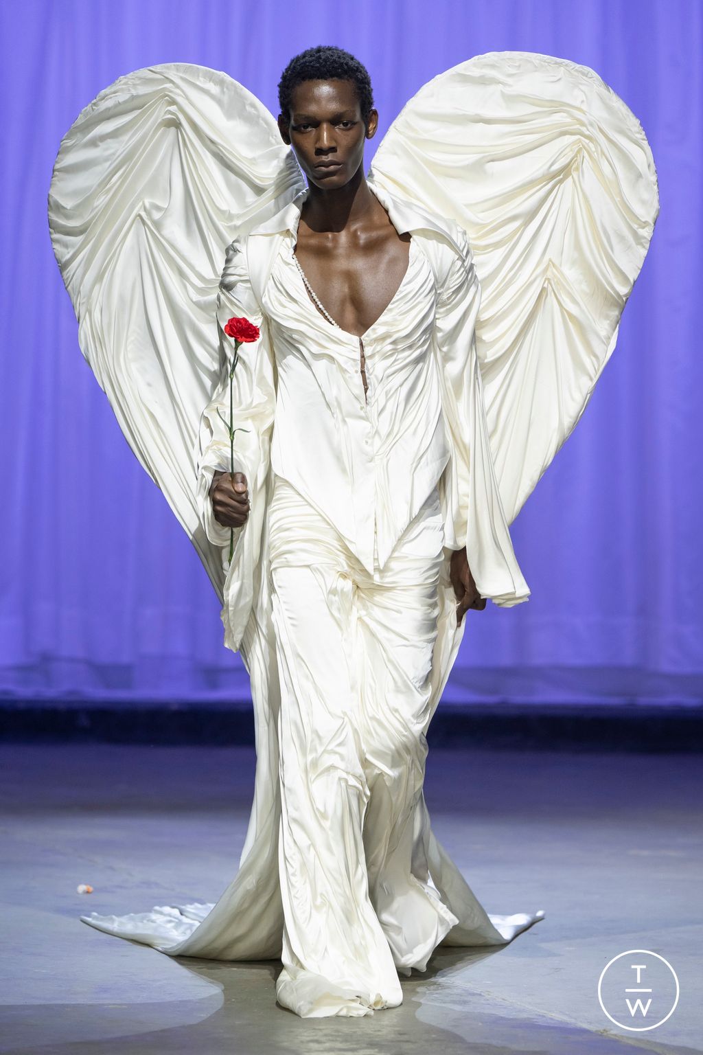 Fashion Week London Fall/Winter 2025 look 39 from the Di Petsa collection womenswear