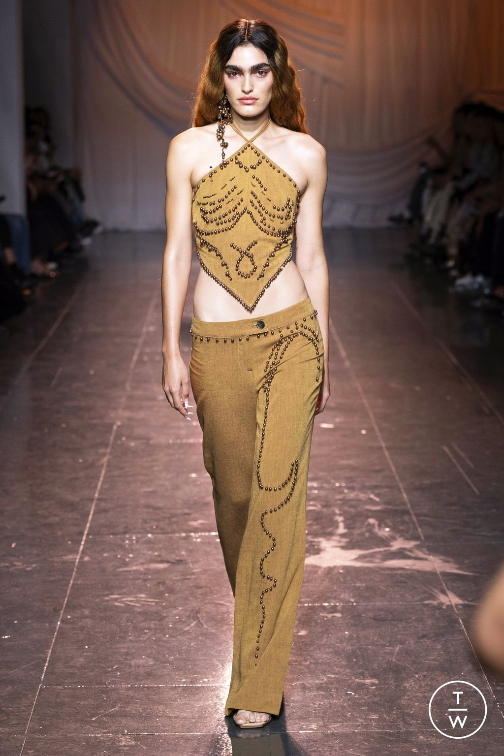Fashion Week London Spring/Summer 2024 look 24 from the Di Petsa collection 女装