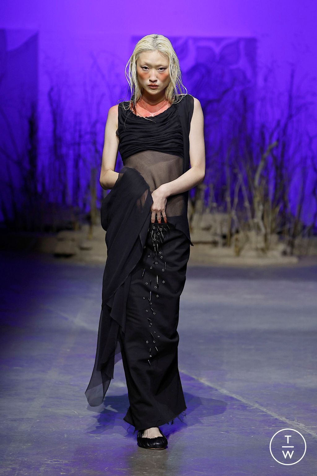 Fashion Week London Spring/Summer 2025 look 43 from the Di Petsa collection womenswear