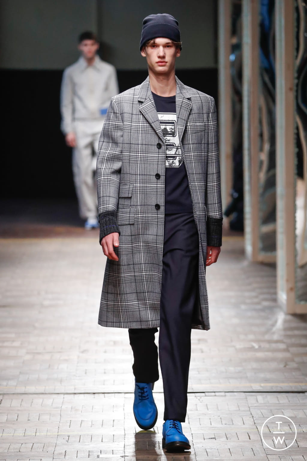 Fashion Week Milan Fall/Winter 2018 look 24 from the Dirk Bikkembergs collection 男装