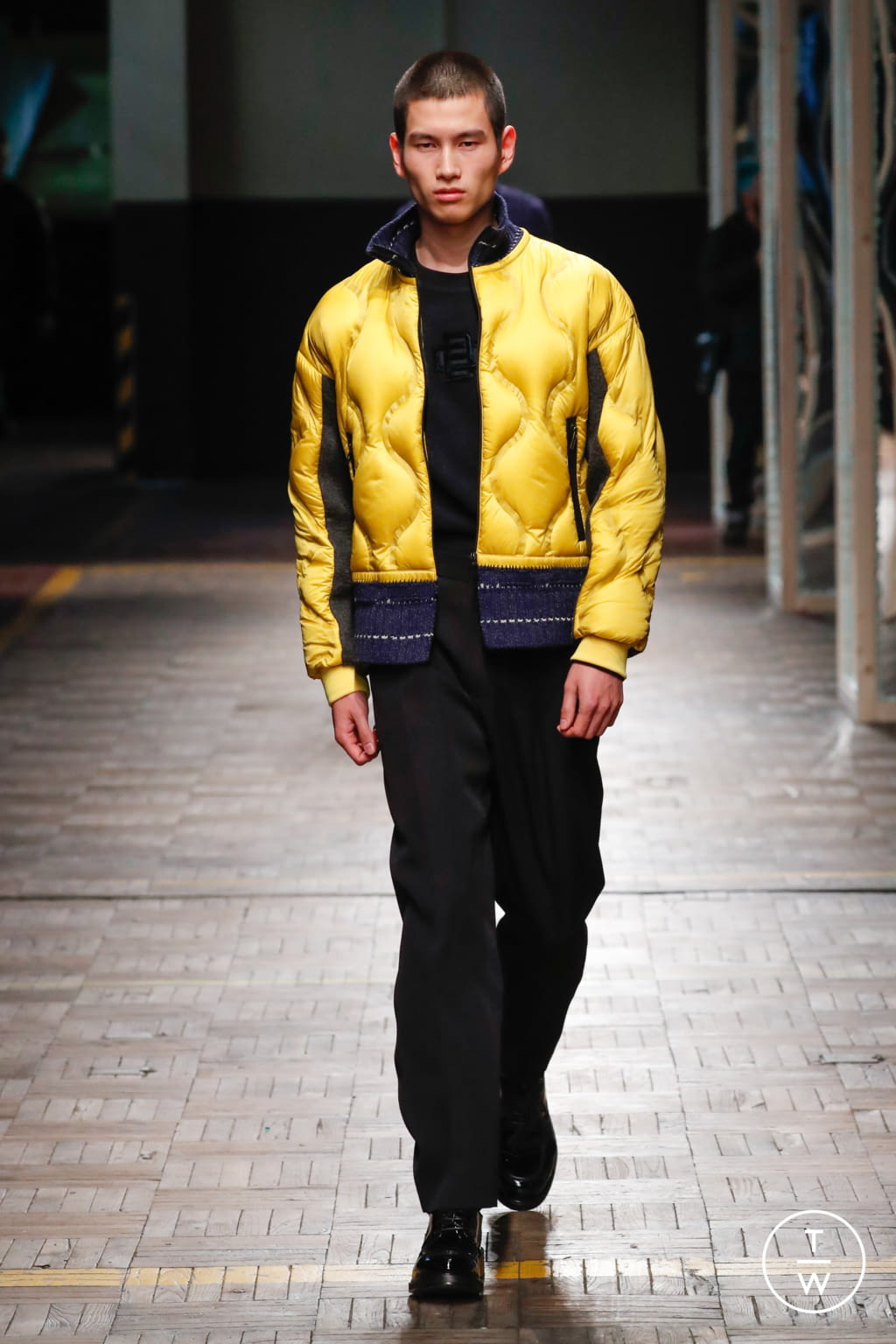 Fashion Week Milan Fall/Winter 2018 look 34 from the Dirk Bikkembergs collection menswear
