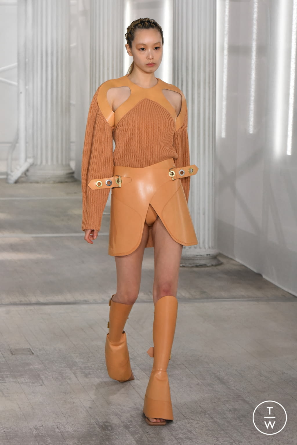 Fashion Week New York Fall/Winter 2021 look 14 from the Dion Lee collection 女装