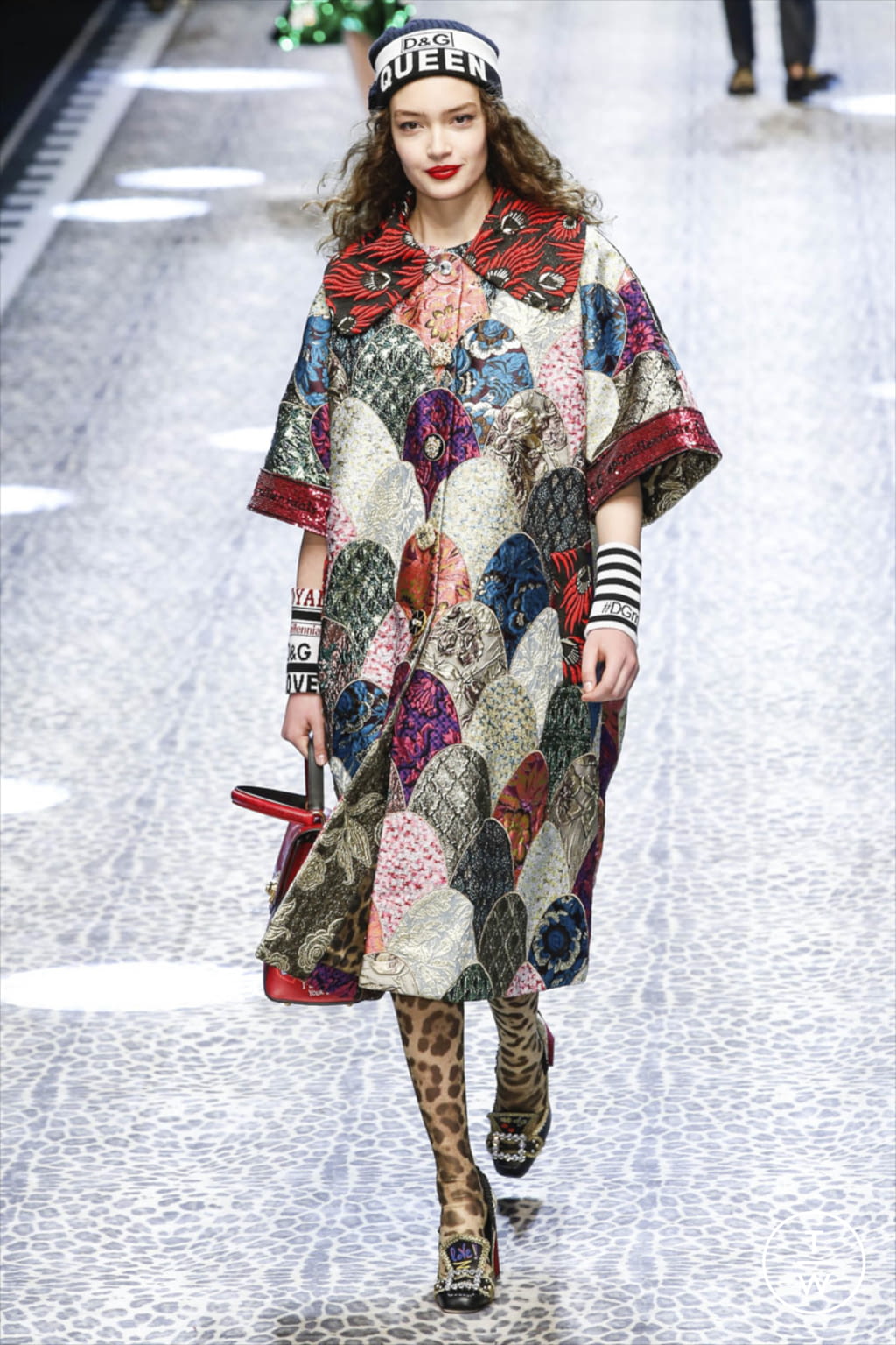 Fashion Week Milan Fall/Winter 2017 look 13 from the Dolce & Gabbana collection womenswear