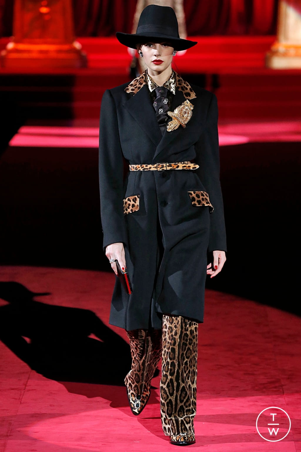 Fashion Week Milan Fall/Winter 2019 look 24 from the Dolce & Gabbana collection 女装