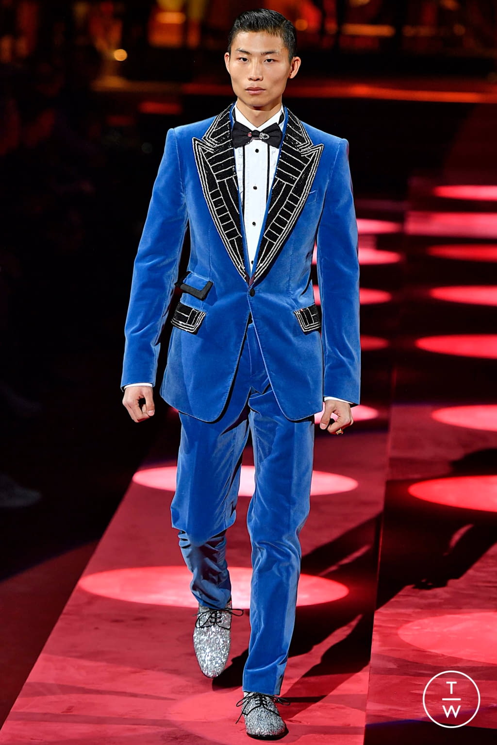 Fashion Week Milan Fall/Winter 2019 look 43 from the Dolce & Gabbana collection menswear