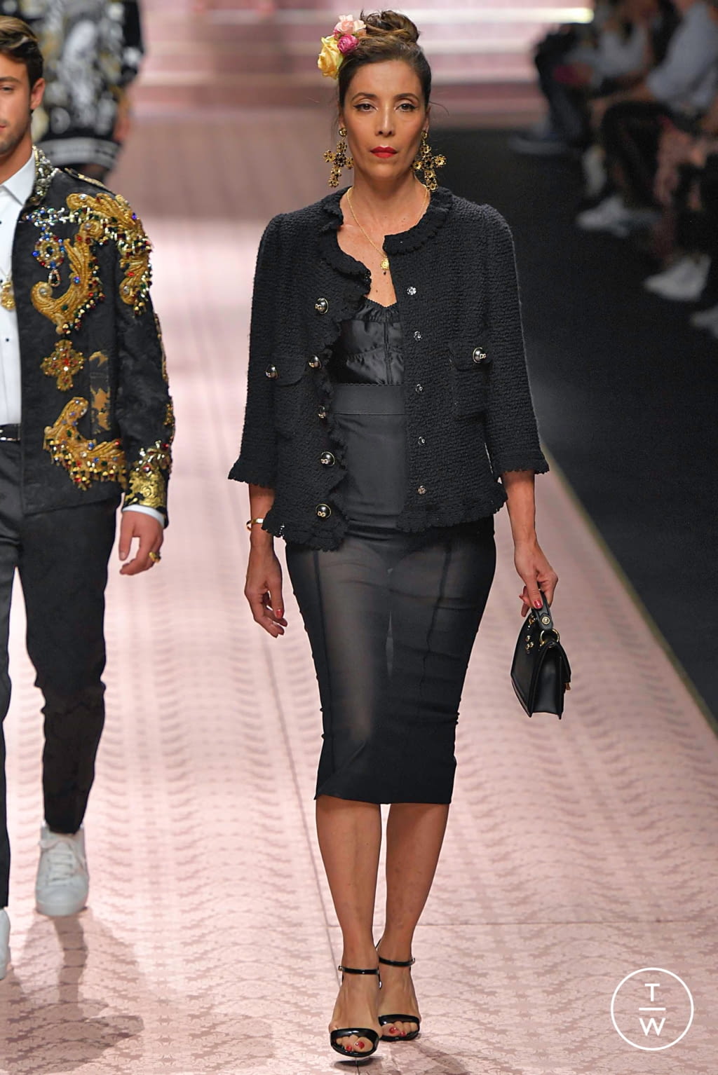 Fashion Week Milan Spring/Summer 2019 look 10 de la collection Dolce & Gabbana womenswear