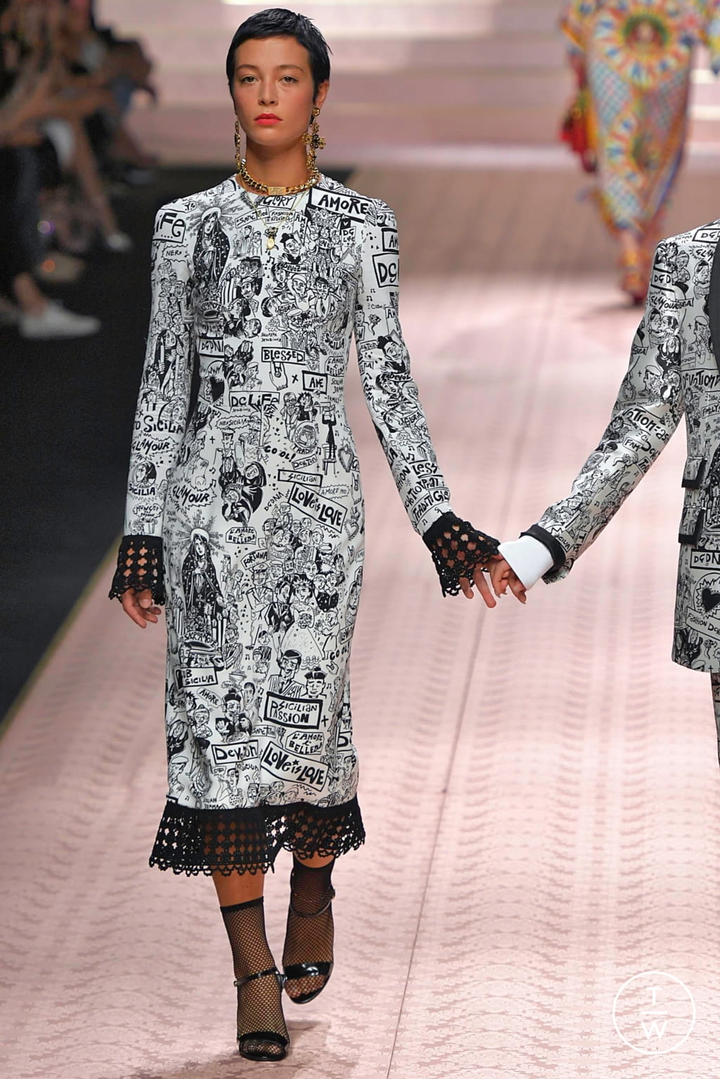Fashion Week Milan Spring/Summer 2019 look 18 de la collection Dolce & Gabbana womenswear