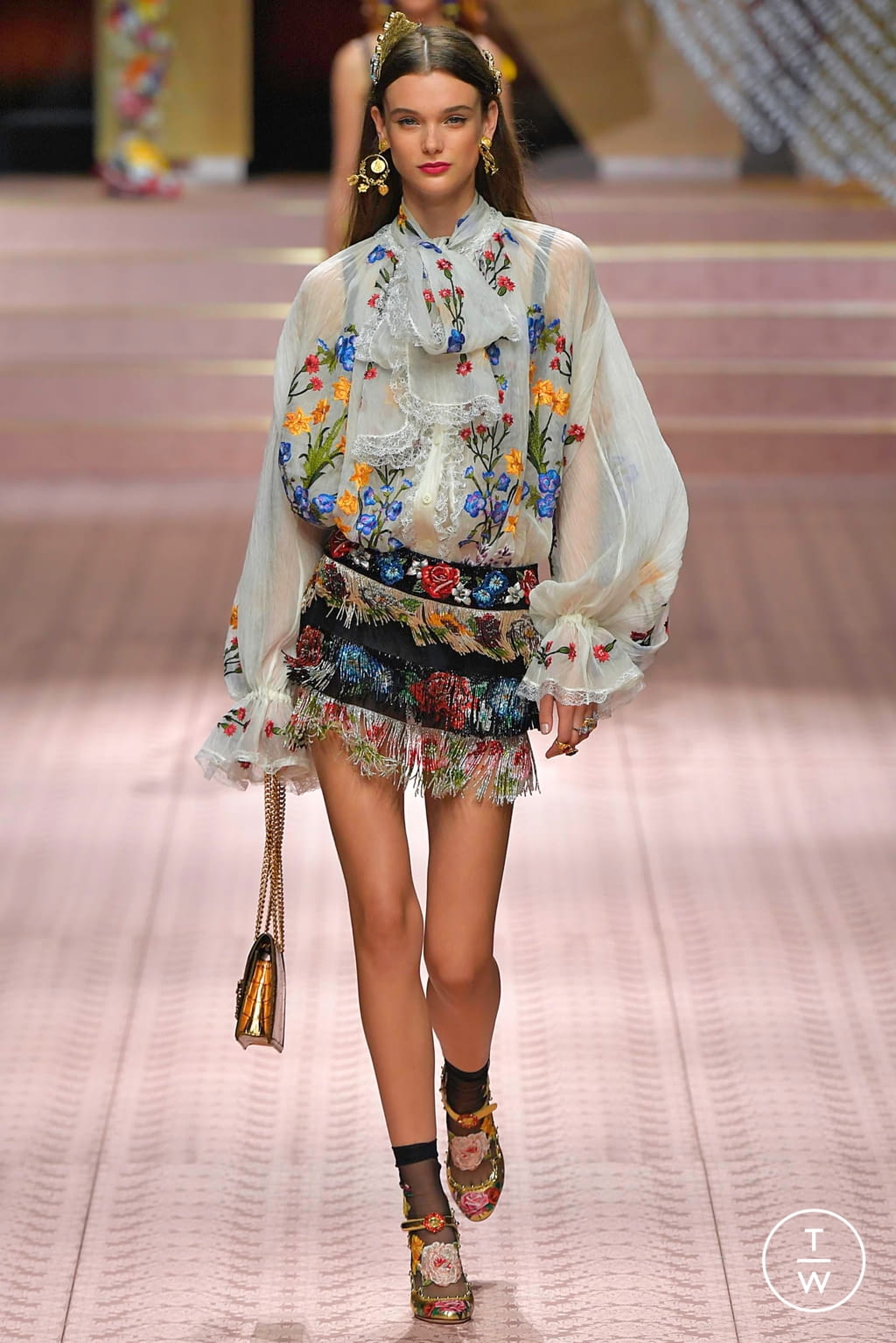 Fashion Week Milan Spring/Summer 2019 look 37 from the Dolce & Gabbana collection 女装