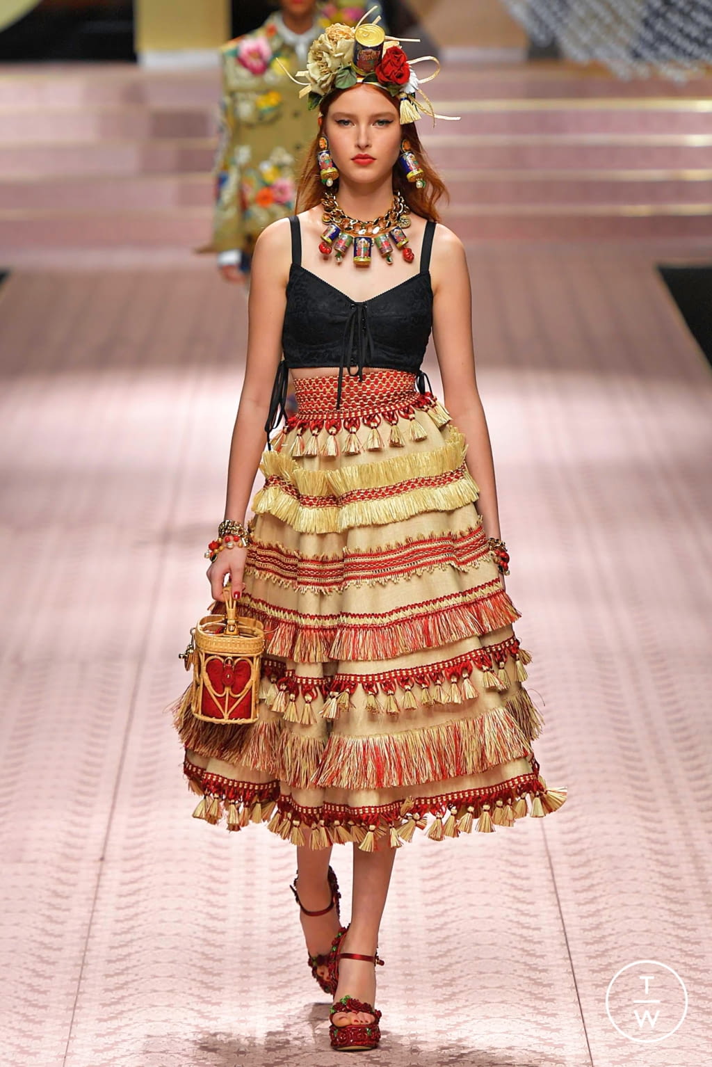 Fashion Week Milan Spring/Summer 2019 look 38 from the Dolce & Gabbana collection womenswear