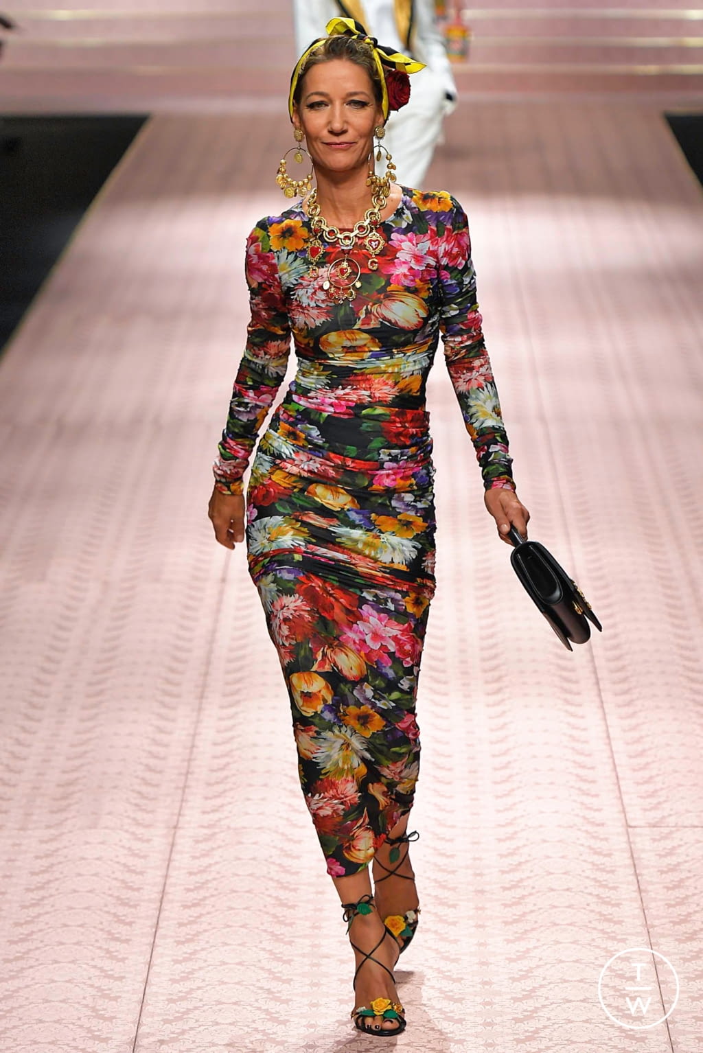 Fashion Week Milan Spring/Summer 2019 look 47 from the Dolce & Gabbana collection 女装