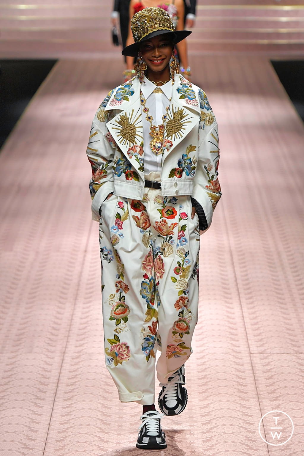 Fashion Week Milan Spring/Summer 2019 look 73 de la collection Dolce & Gabbana womenswear