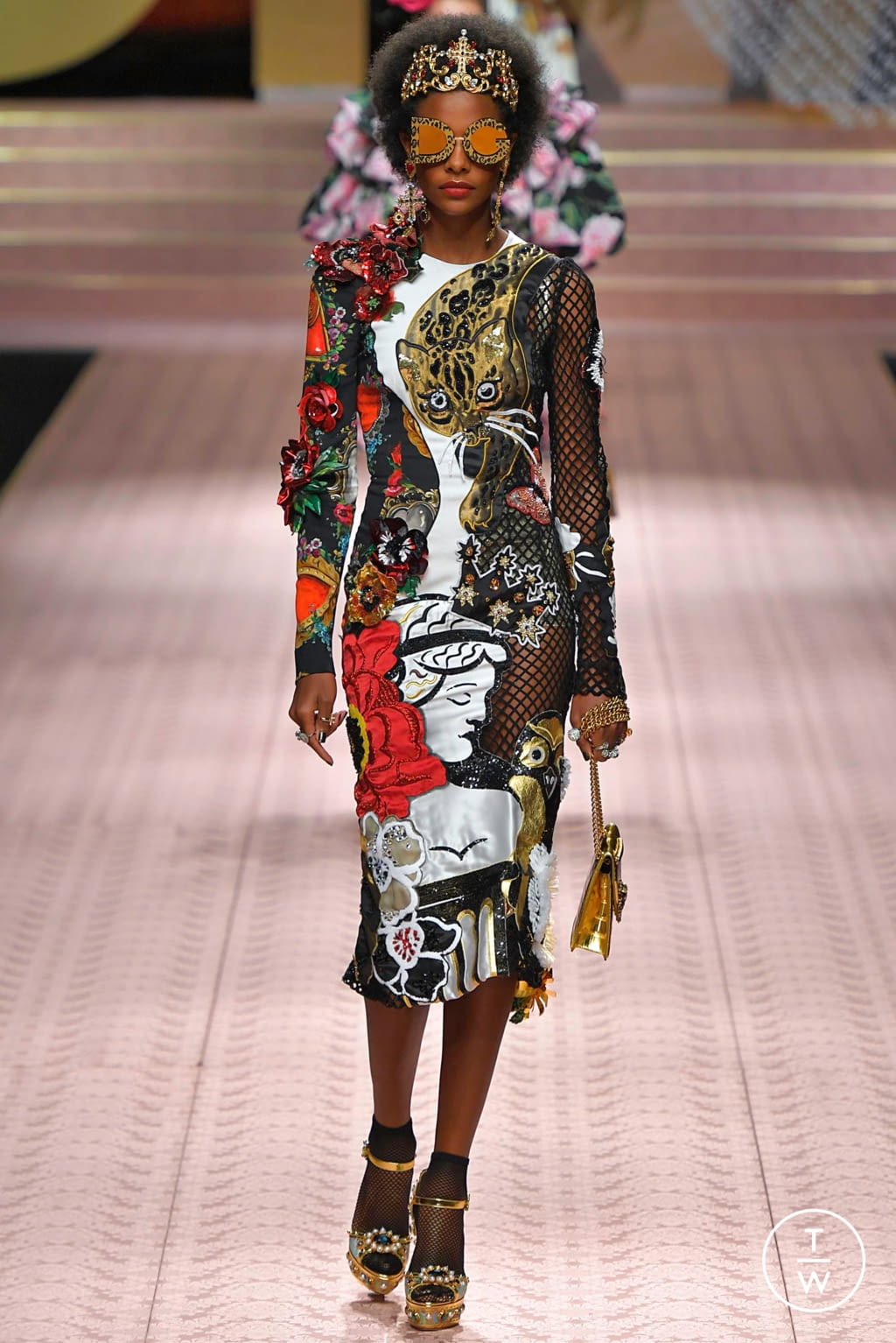 Fashion Week Milan Spring/Summer 2019 look 78 from the Dolce & Gabbana collection 女装