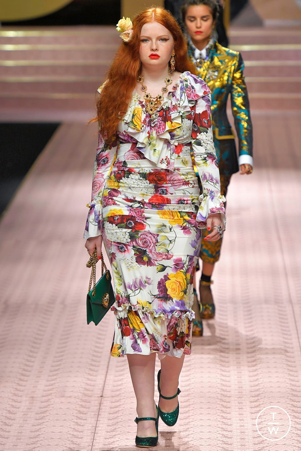 Fashion Week Milan Spring/Summer 2019 look 91 from the Dolce & Gabbana collection 女装