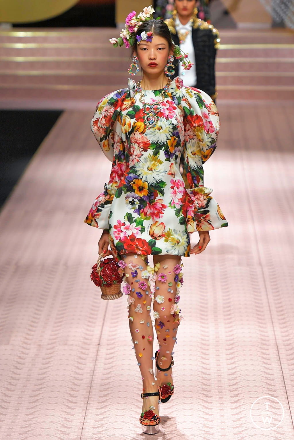Fashion Week Milan Spring/Summer 2019 look 96 from the Dolce & Gabbana collection 女装