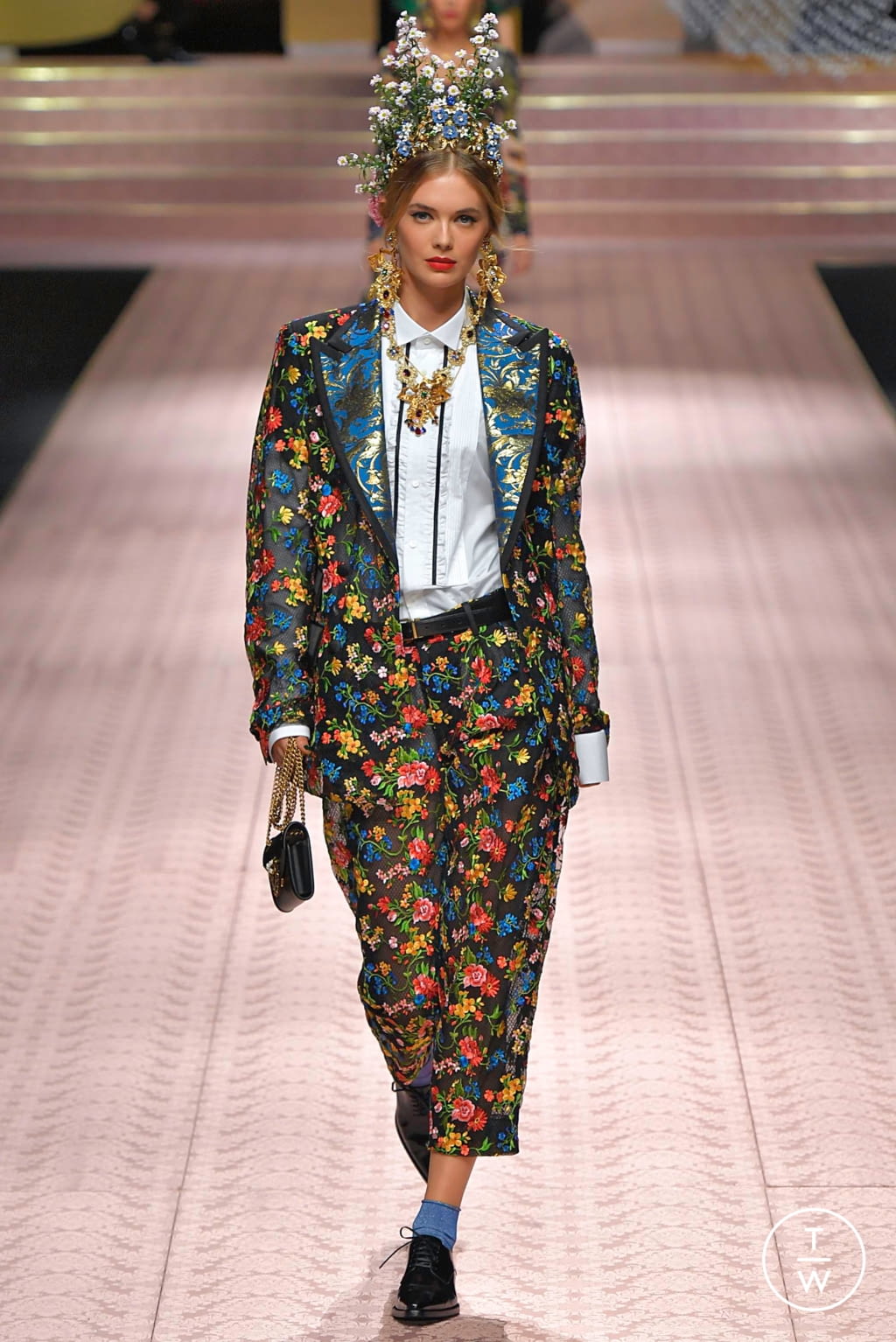 Fashion Week Milan Spring/Summer 2019 look 115 from the Dolce & Gabbana collection 女装