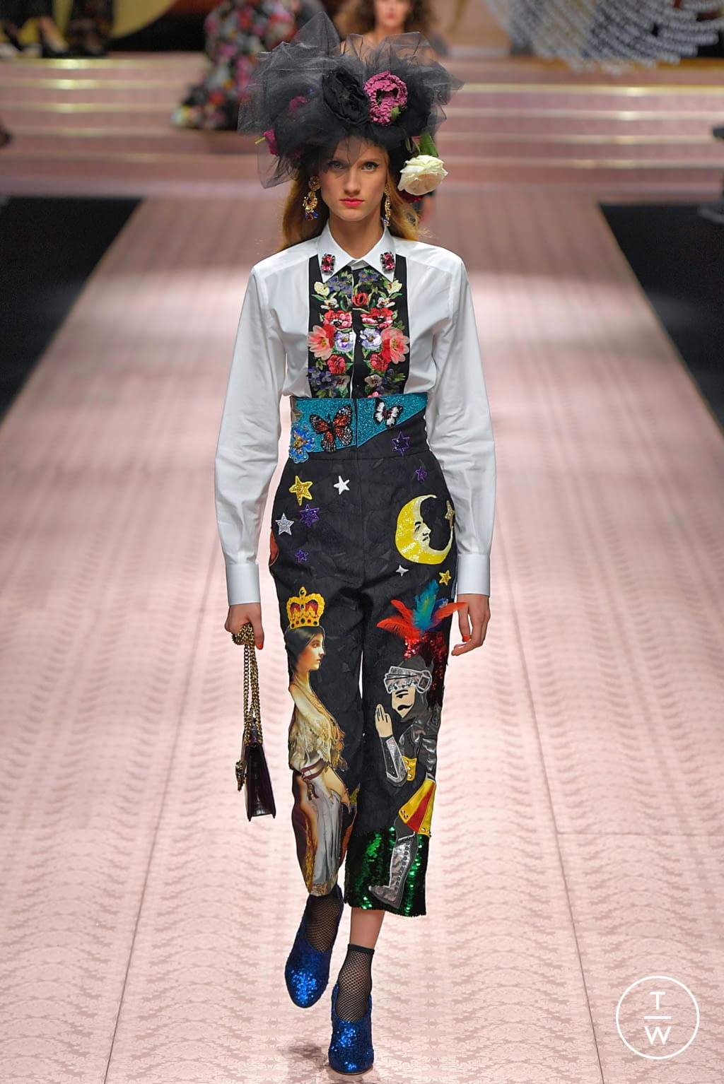 Fashion Week Milan Spring/Summer 2019 look 155 from the Dolce & Gabbana collection 女装