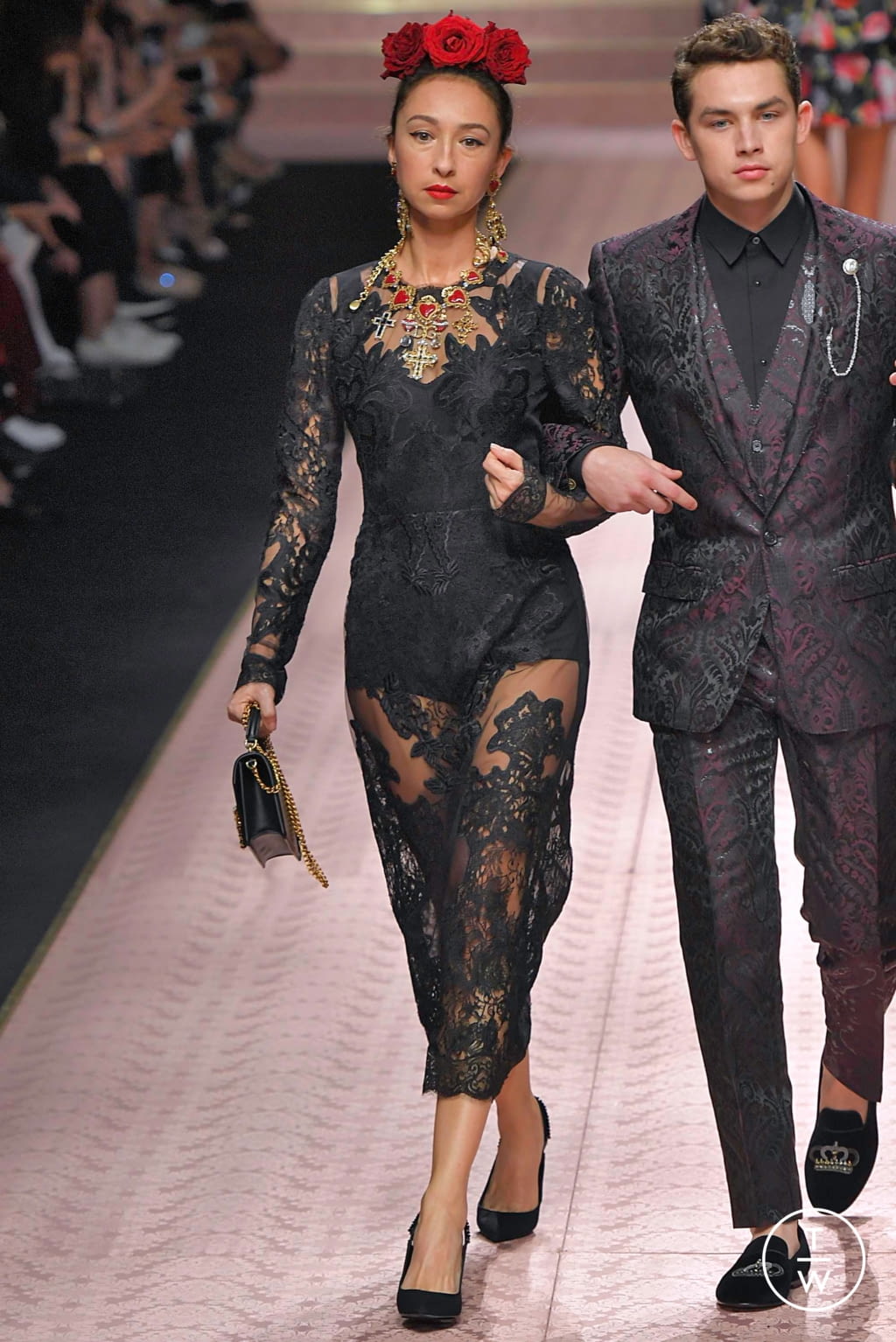 Fashion Week Milan Spring/Summer 2019 look 160 de la collection Dolce & Gabbana womenswear