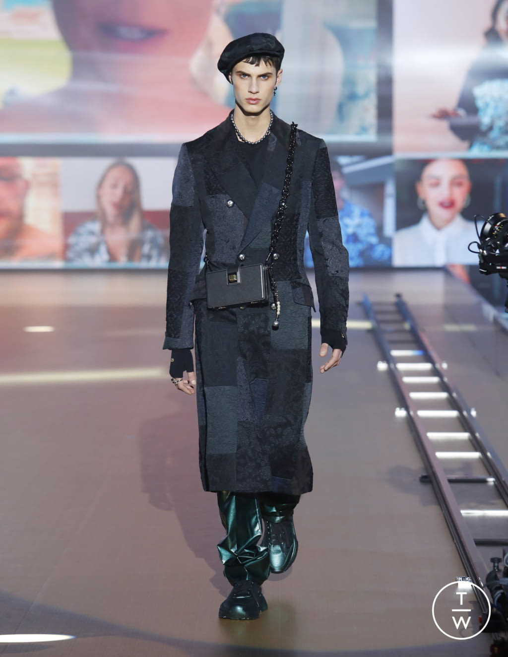 Fashion Week Milan Fall/Winter 2021 look 11 from the Dolce & Gabbana collection 男装